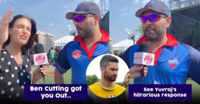 Yuvraj Singh Trolls Ben Cutting While Giving Interview To His Fiancée Erin Holland RVCJ Media