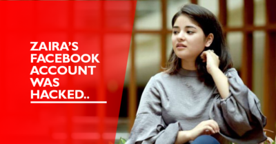 Zaira Wasim's Manager Said Her Social Media Accounts Are Hacked! RVCJ Media