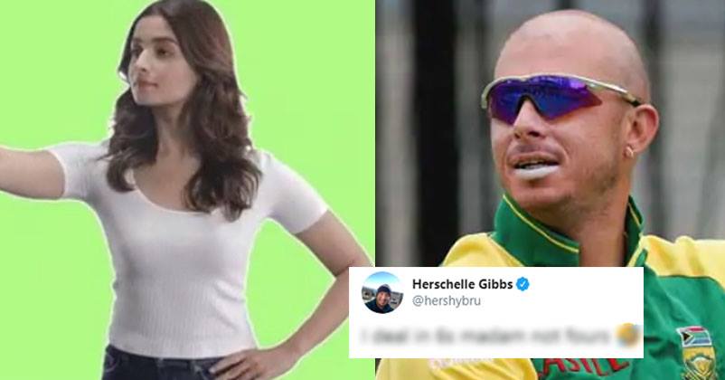 A Funny Banter Between Herschelle Gibbs And Alia Bhatt Will Leave You In Splits RVCJ Media