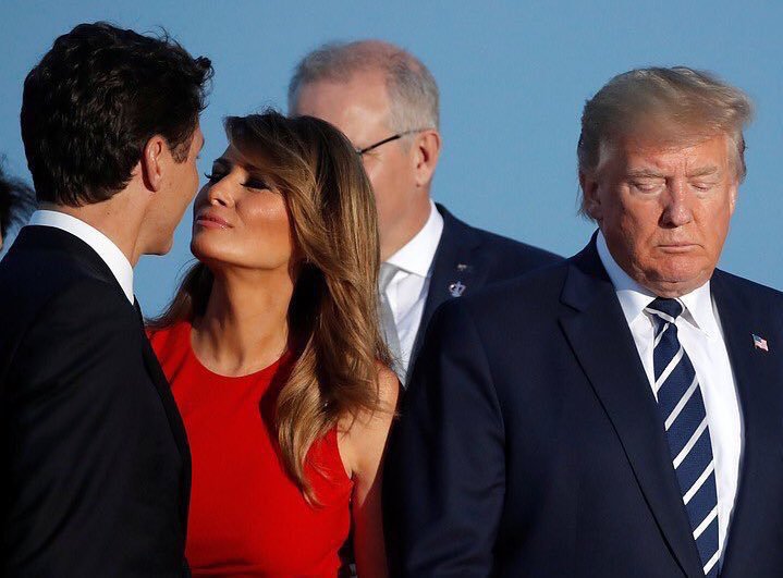 Melania Trump and Justin Trudeau's Picture Going Viral, Started Meme Fest On Twitter - RVCJ Media