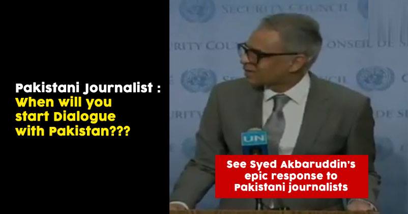 Twitter Is Rooting For Indian UN Ambassador's Savage Response To Pakistani Journalists RVCJ Media