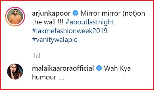 Malaika Arora Drops A Funny Comment On Arjun’s Latest Pic On Instagram - RVCJ Media