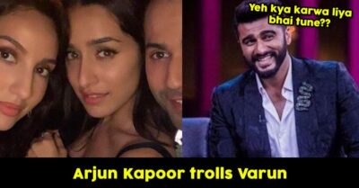 Arjun Kapoor Trolls Varun Dhawan For His Eyebrows In Latest Selfie, Nora Fatehi Joins Him RVCJ Media