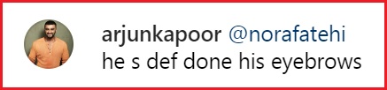 Arjun Kapoor Trolls Varun Dhawan For His Eyebrows In Latest Selfie, Nora Fatehi Joins Him - RVCJ Media
