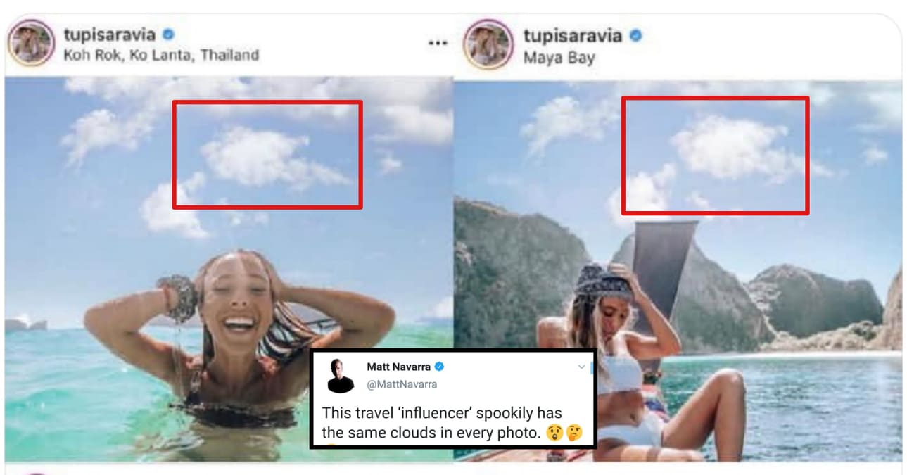 Influencer Who Added Clouds to Photos Offered Work With Editing Company