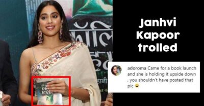 Janhvi Kapoor Got Mercilessly Trolled For Holding A Book Upside Down At Launch Event RVCJ Media
