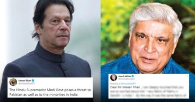 Imran Khan Took A Jibe At Modi Government, Javed Akhtar Shuts Him Up With A Befitting Reply RVCJ Media