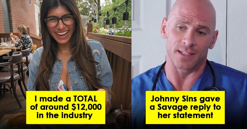 Johnny Sins Gave A Savage Reply To Mia Khalifa's Total Earning As An Adult Star RVCJ Media