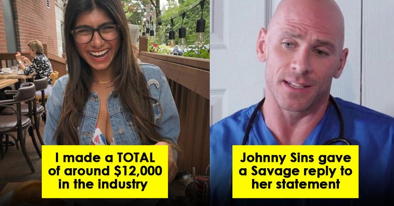 Johnny Sins Gave A Savage Reply To Mia Khalifa's Total Earning As An Adult  Star - RVCJ Media