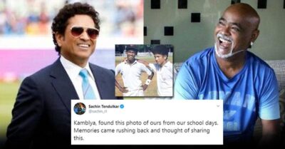 Fans Can’t Miss This Funny Banter Between Sachin & Kambli After Sachin Tweets Their Childhood Pic RVCJ Media