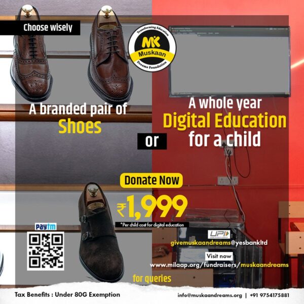 Help Muskaan Dreams To Transform Rural Public Schools Into Digital Classroom - RVCJ Media