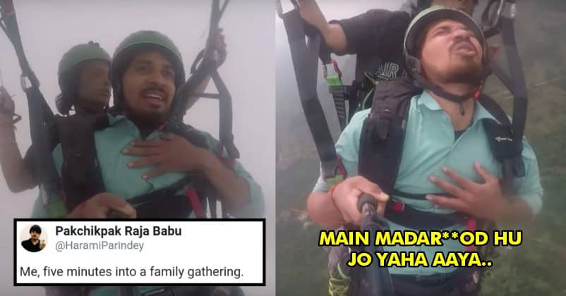 This Man's Paragliding Video Went Viral On The Internet, Netizens Can't Stop Laughing RVCJ Media