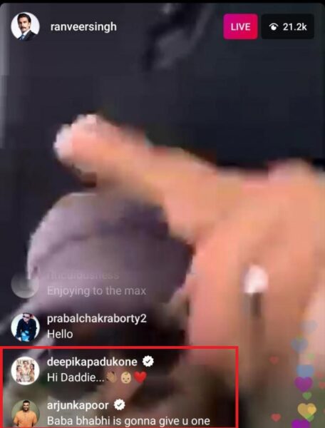 Deepika’s Comment On Ranveer’s Video Makes Fans Think She Is Pregnant. Even Arjun Kapoor Commented - RVCJ Media