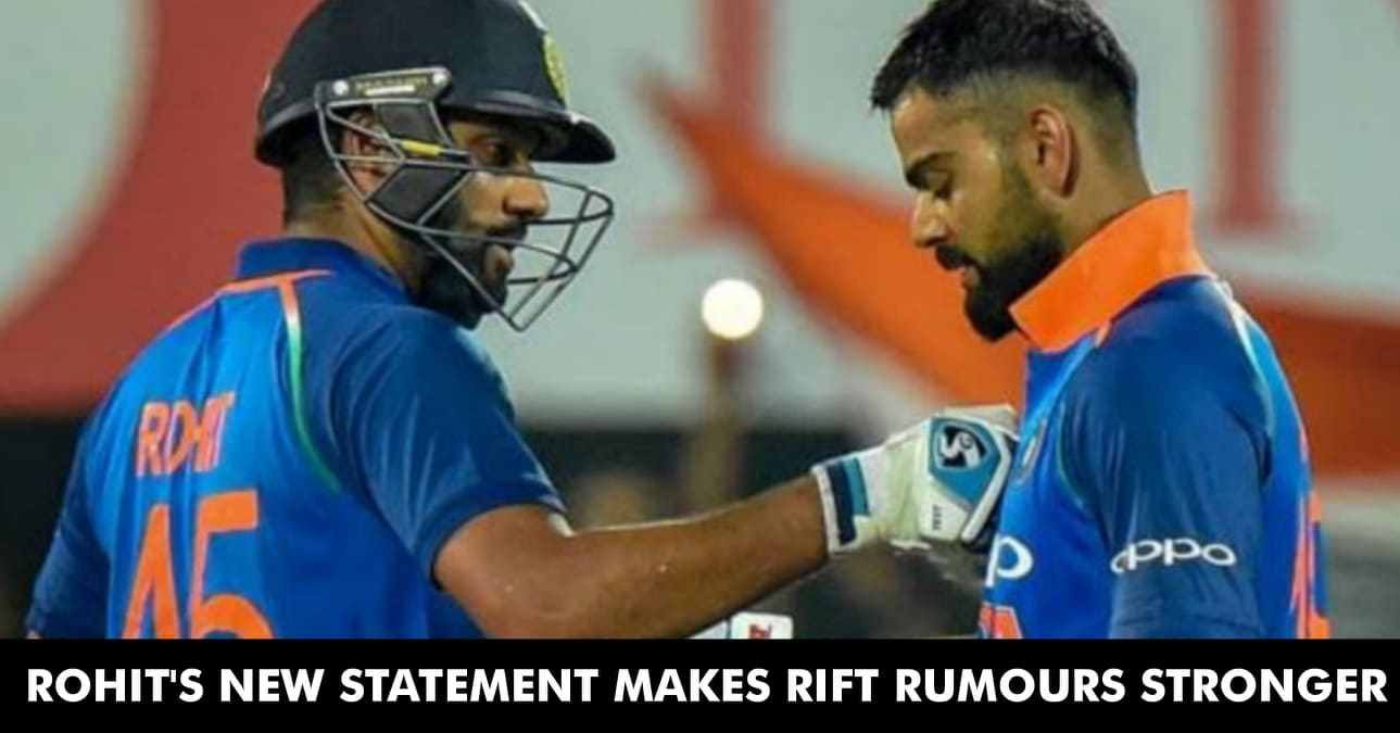Rohit Sharma Gave A Strong Statement After Virat Kohli Denied Rift Rumours RVCJ Media