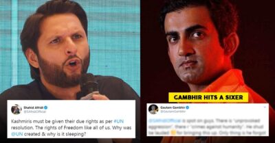 Gautam Gambhir Replied To Shahid Afridi's Tweet Like A Real Indian RVCJ Media