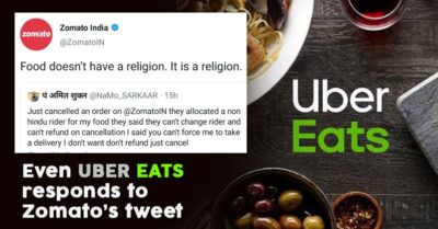 Zomato Cancelled A Customer’s Order Over Request To Change Rider. Even Uber Eats Responded RVCJ Media