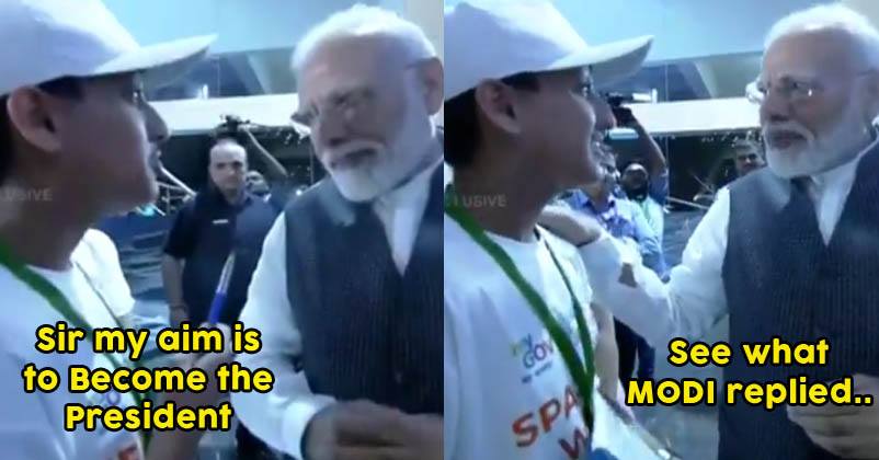 A Student Asks PM Modi For Tip To Become A President, Modi Asks, "Why Not PM?" RVCJ Media