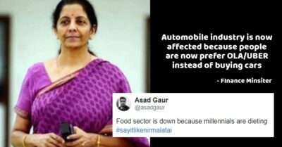 Finance Minister Blames Mindsets Of Millennial For Auto Industry Crisis, Twitter Slams Her RVCJ Media