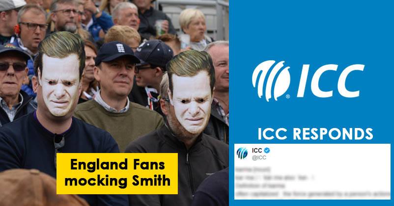 ICC Trolled England Fans Who Mocked Steve Smith During Ashes 2019 RVCJ Media
