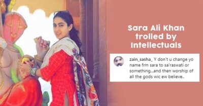 Sara Ali Khan Trolled For Celebrating Ganesh Chaturthi And Bowing Down To The Lord's Idol RVCJ Media