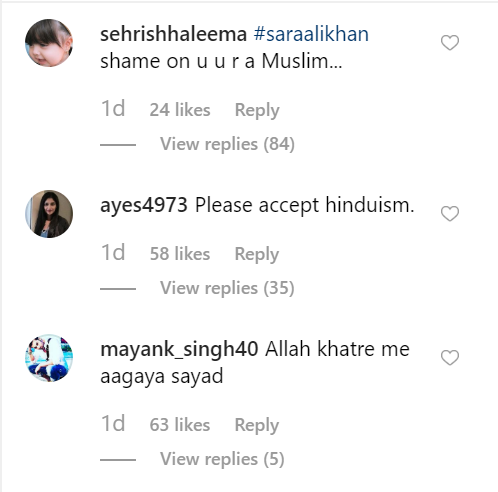 Sara Ali Khan Trolled For Celebrating Ganesh Chaturthi And Bowing Down To The Lord's Idol - RVCJ Media