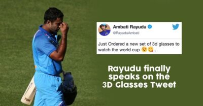 Ambati Rayudu Finally Breaks Silence On His 3D Glasses Tweet. Here’s What He Has To Say RVCJ Media