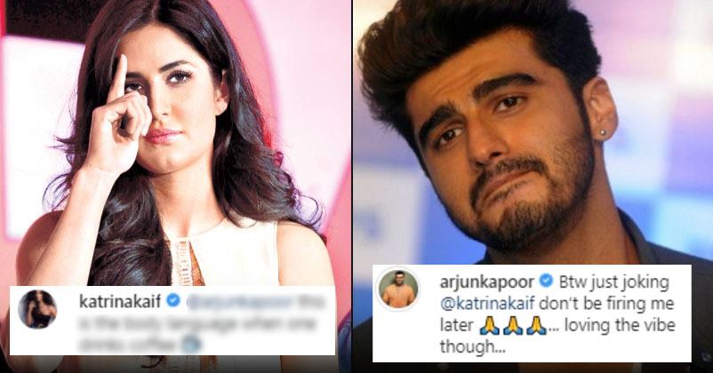 Arjun Kapoor Tries To Troll Katrina, Got A Perfect Reply From Her. This Banter Is Too Funny To Miss - RVCJ Media Arjun Kapoor Tries To Troll Katrina, Got A Perfect Reply From Her. This Banter Is Too Funny To Miss - RVCJ Media