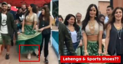 Katrina Paired Lehenga With Sports Shoes But Haters Trolled Her For Age, Called Her Buddhi Bride RVCJ Media
