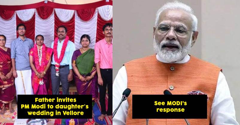 Narendra Modi's Sweet Gesture Is Winning Hearts After He Was Invited For A Wedding In Vellore RVCJ Media