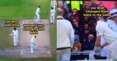 Nathan Lyon Changed The Bails For Fun & Joe Root Put Them Back As Earlier. Video Is Too Funny RVCJ Media