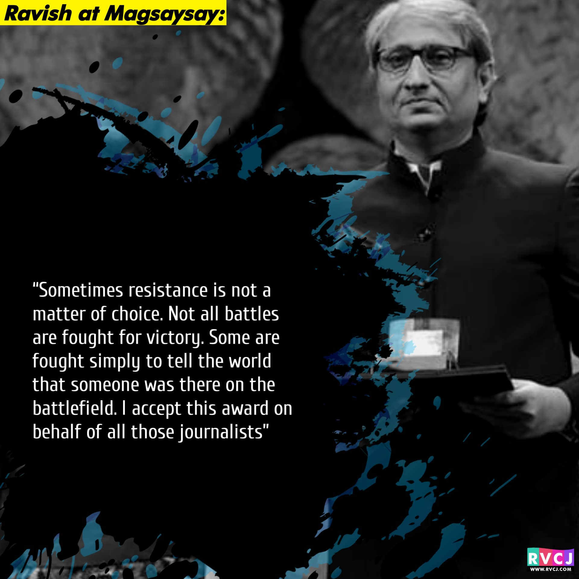 Ravish Wins Magsaysay: These Comments Given By Anchor Ravish Kumar Are Highly Inspiring RVCJ Media