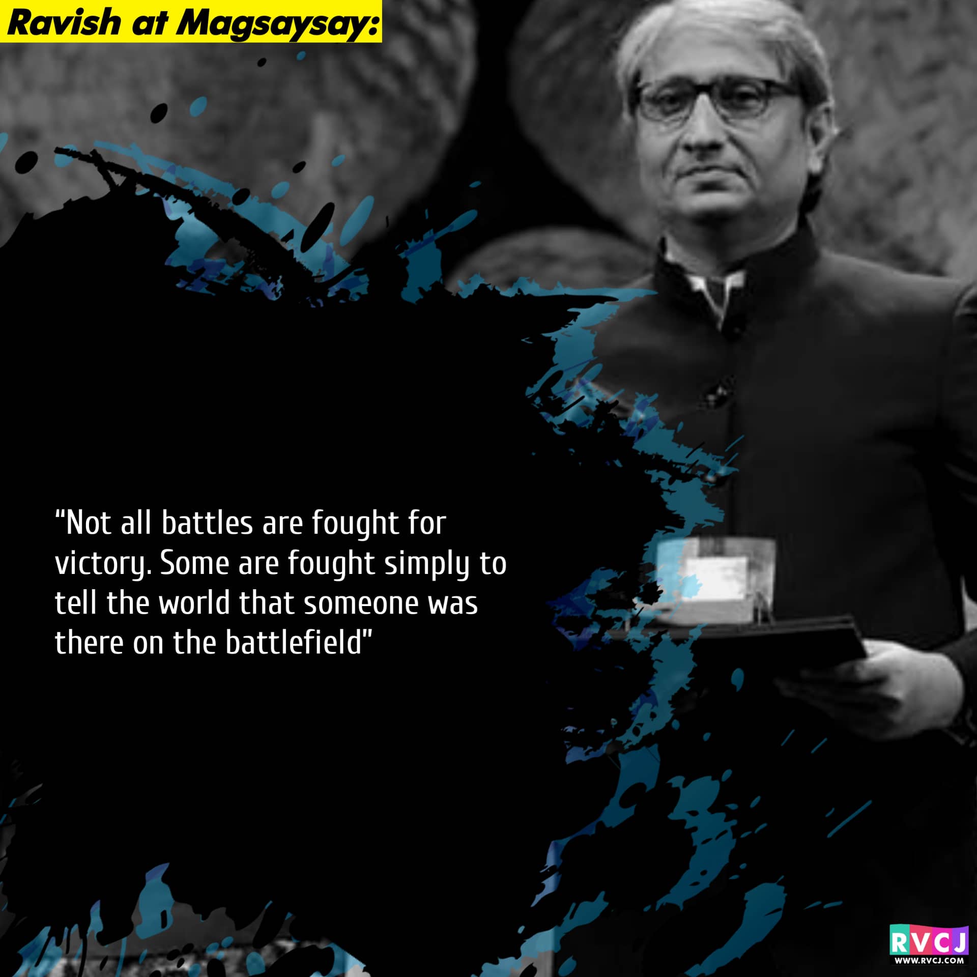 Ravish Wins Magsaysay: These Comments Given By Anchor Ravish Kumar Are Highly Inspiring RVCJ Media
