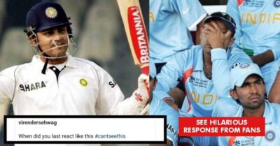 Sehwag Asks “When Did You Last React Like This?”, His Fans' Reaction Will Crack You Up RVCJ Media