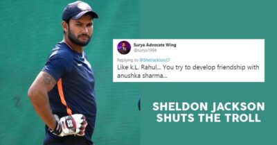 Sheldon Jackson Slams A Fan Who Made Insulting Tweet About KL Rahul & Kohli’s Wife Anushka Sharma RVCJ Media