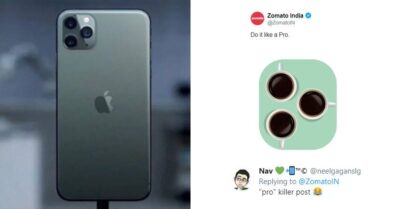 Zomato's Hilarious Take On Newly Launched iPhone 11 Pro Creates A Laughing Riot RVCJ Media