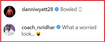 Yuzvendra Chahal Got Trolled By Danielle Wyatt For Posting A Pic Of Himself Batting In The Nets - RVCJ Media