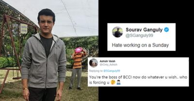 Sourav Ganguly Tweeted “Hate Working On A Sunday”, Got Funny Responses From Fans RVCJ Media
