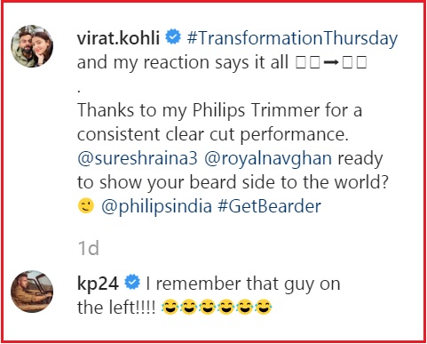 Virat Kohli Posted A Photo Of His Transformation, Kevin Pietersen Had A Hilarious Response - RVCJ Media