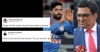 Sanjay Manjrekar & Ravindra Jadeja Had A Banter On Twitter About Man Of The Match Award RVCJ Media