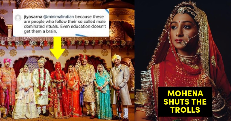 Yeh Rishta Fame Mohena Kumari Gave Apt Reply To Hater Who Trolled Her For Veil During Wedding RVCJ Media