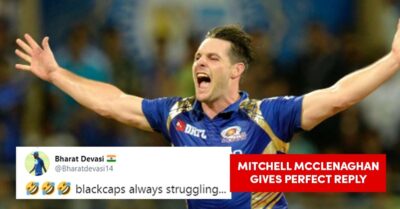 KXIP Fan Tries To Troll New Zealand Over Defeat, Gets A Reply From Mitchell McClenaghan RVCJ Media
