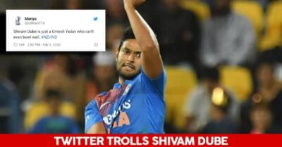 Shivam Dube Got Heavily Trolled On Twitter For Conceding 34 Runs In An Over In India Vs New Zealand RVCJ Media