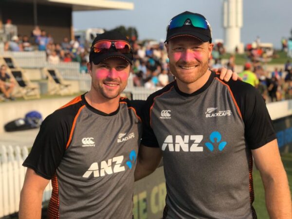New Zealand Cricketers Had Pink Paint On Their Faces Against India For This Reason - RVCJ Media