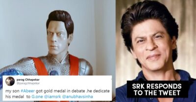 Shah Rukh Made The Day Of A Young Fan Who Dedicated His Gold Medal To Ra.One’s Character G.One RVCJ Media