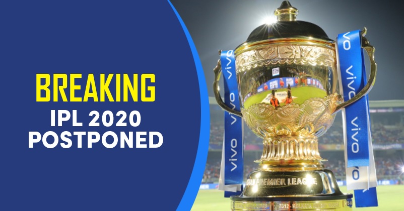 IPL 2020 Postponed Due To Corona Virus Scare. BCCI Releases New Date For The Tournament RVCJ Media
