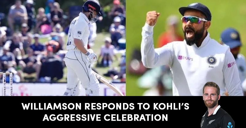 Kane Williamson Reacts To Virat Kohli’s Fiery Send-Off In IndVsNZ 2nd Test Match RVCJ Media