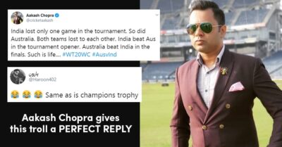 Pak Twitter User Tried To Troll Team India, Got A Kickass Reply From Aakash Chopra RVCJ Media