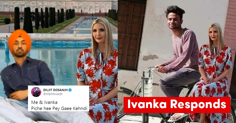 Diljit Dosanjh Photoshopped Himself In Ivanka Trump’s Pic, Got An Epic Response From Ivanka RVCJ Media
