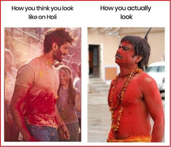 Kartik Aaryan Shares A Hilarious Meme On Holi Featuring Himself & We All Can Relate To It - RVCJ Media