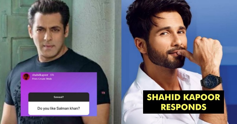 Shahid Kapoor Responds To A Fan Who Asks, “Do You Like Salman Khan?” RVCJ Media